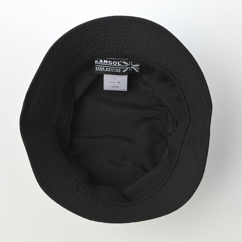 カンゴールのバケットハット SMU NYLON BUCKET HAT（ナイロン バケットハット） ブラック