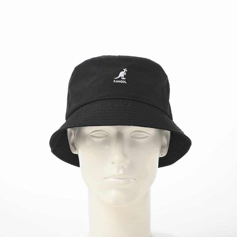 カンゴールのバケットハット SMU NYLON BUCKET HAT（ナイロン バケットハット） ブラック