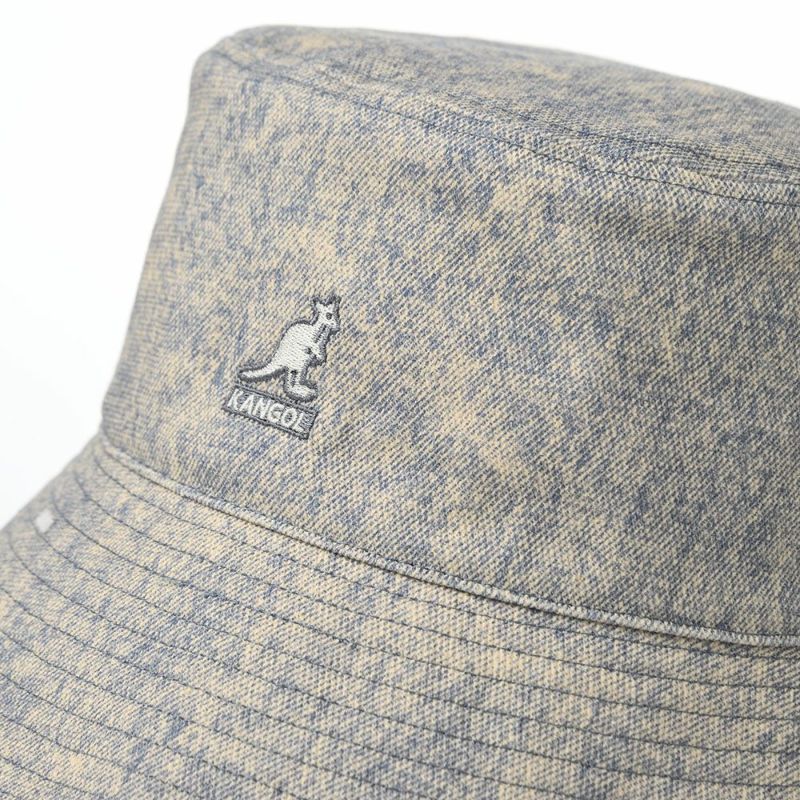 カンゴールのバケットハット WASHED DENIM BUCKET（ウォッシュド デニム バケット） ブルー