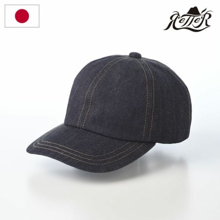 レッターのキャップ Denim Cap（デニムキャップ） インディゴ