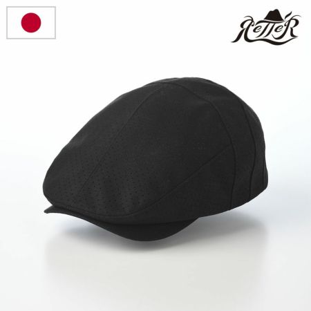 レッターのハンチング Microsuede Hunting（マイクロスエードハンチング） ブラック