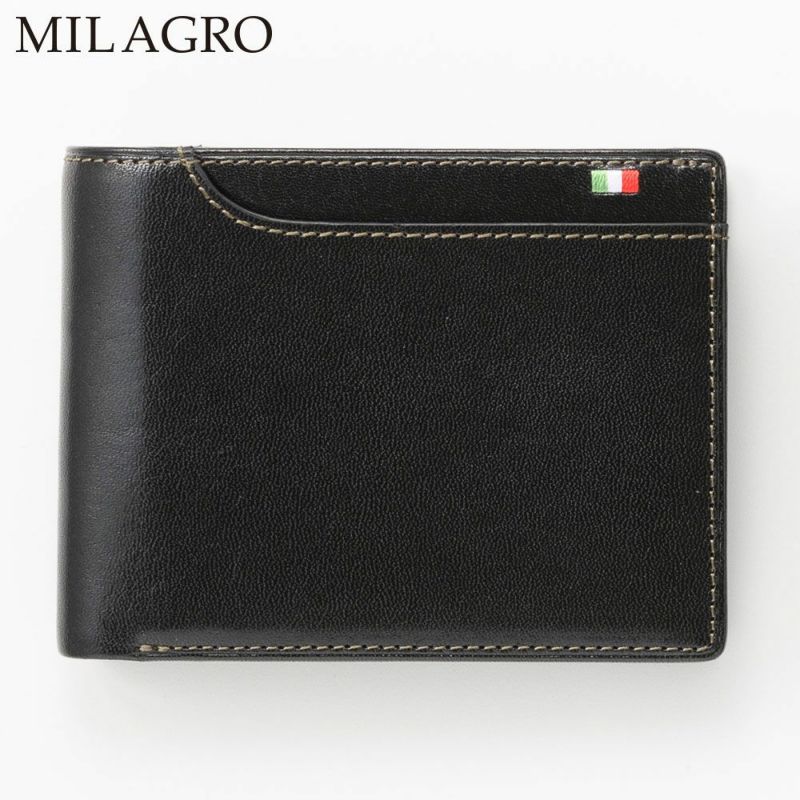 ミラグロの長財布 イタリアンレザー ギャルソン ウォレット CA-S-644 ブラウン