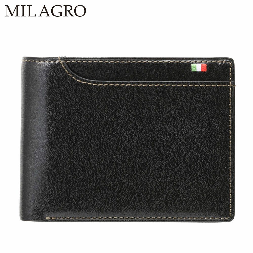 ミラグロの長財布 イタリアンレザー ギャルソン ウォレット CA-S-644 ブラウン