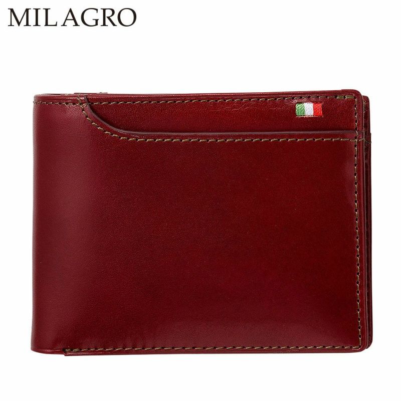 ミラグロの長財布 イタリアンレザー ギャルソン ウォレット CA-S-644 グリーン