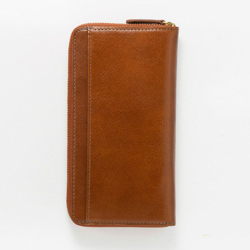 ミラグロの長財布 イタリアンレザー ギャルソン ウォレット CA-S-644 ブラウン