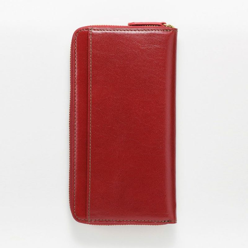 ミラグロの長財布 イタリアンレザー ギャルソン ウォレット CA-S-644 バーガンディー