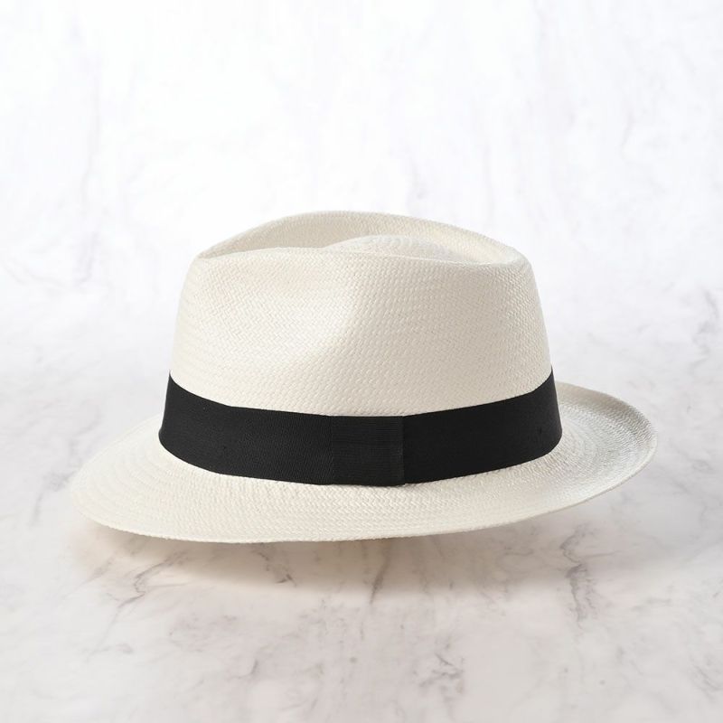 エロイベルナールのパナマハット Teardrop Panama Hat（ティアドロップ パナマハット） ホワイト