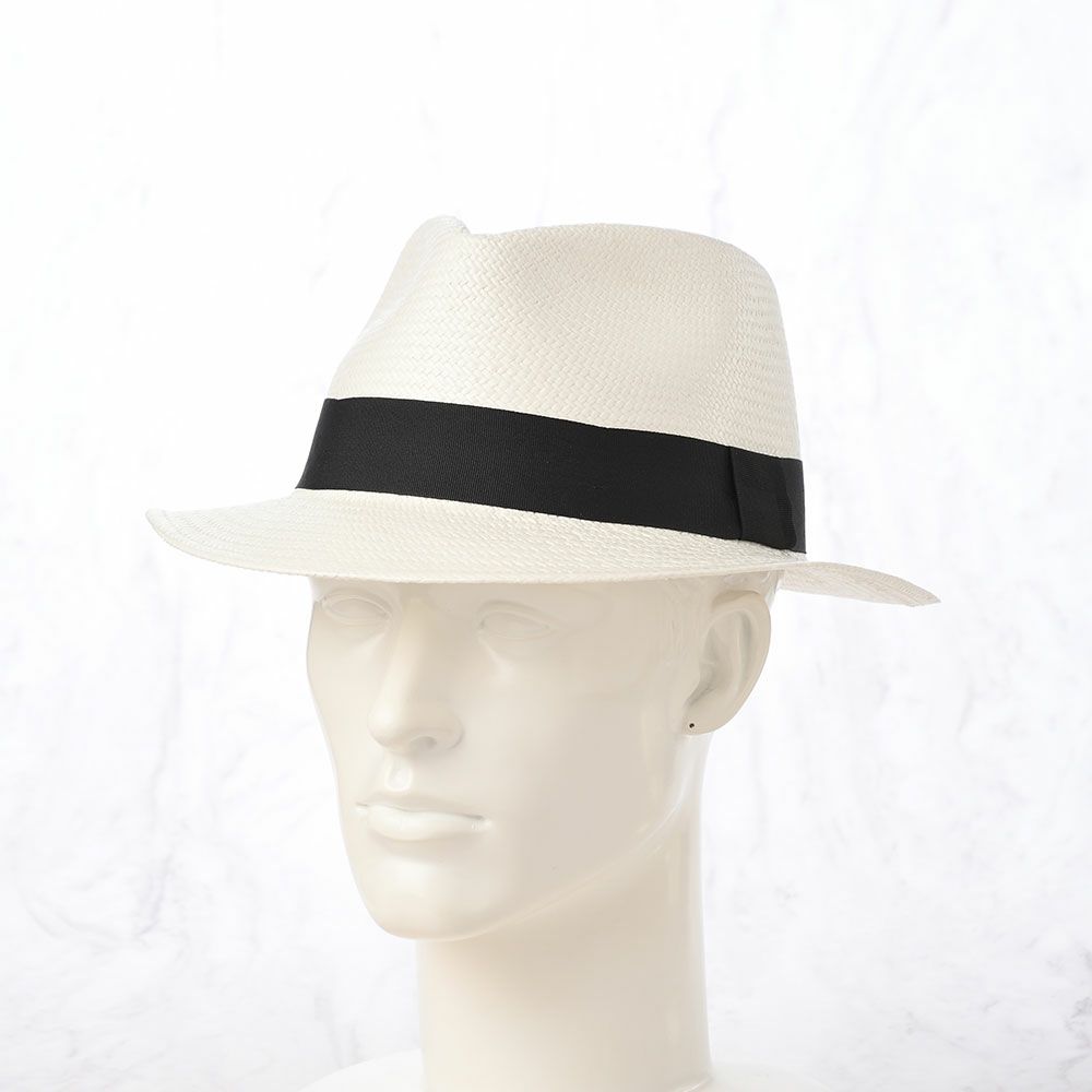エロイベルナールのパナマハット Teardrop Panama Hat（ティアドロップ パナマハット） ホワイト