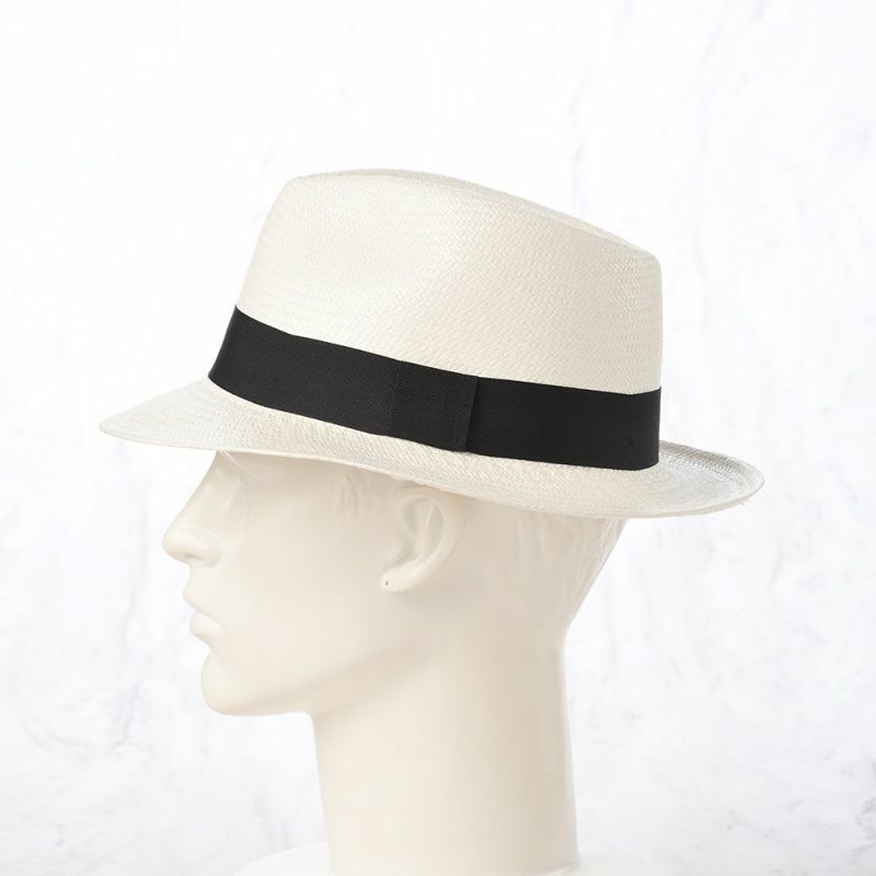 エロイベルナールのパナマハット Teardrop Panama Hat（ティアドロップ パナマハット） ホワイト