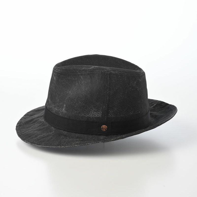 モーノのソフトハット Long brim carna ｍanish（ロングブリムカルーナマニッシュ） ブラック