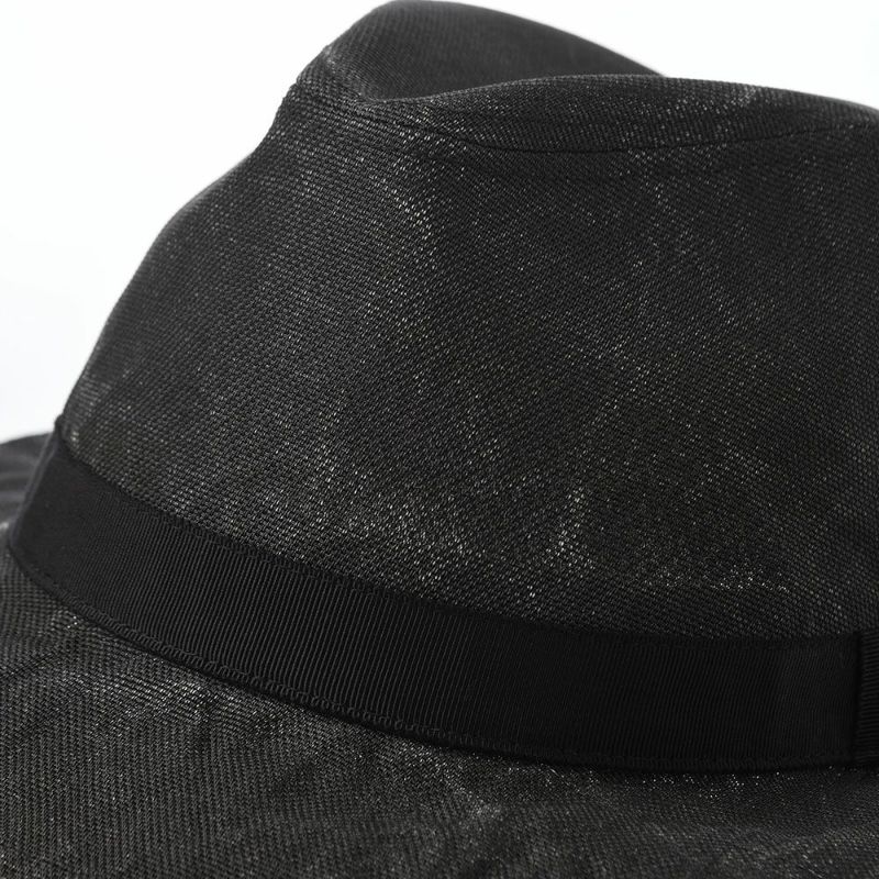 モーノのソフトハット Long brim carna ｍanish（ロングブリムカルーナマニッシュ） ブラック