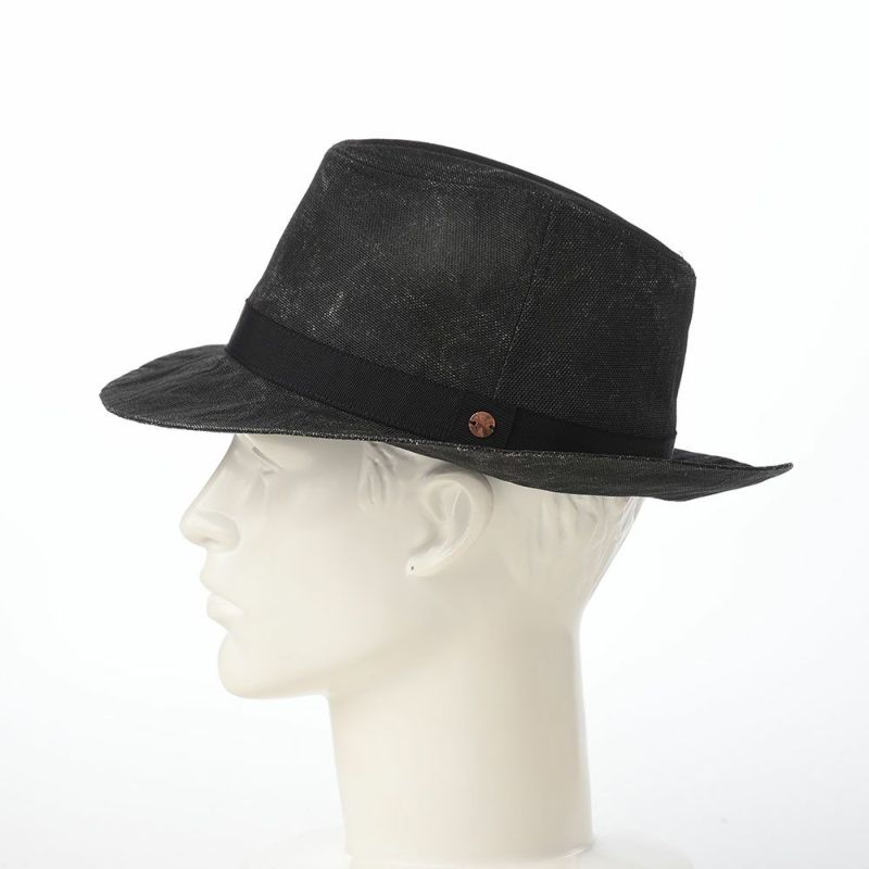 モーノのソフトハット Long brim carna ｍanish（ロングブリムカルーナマニッシュ） ブラック