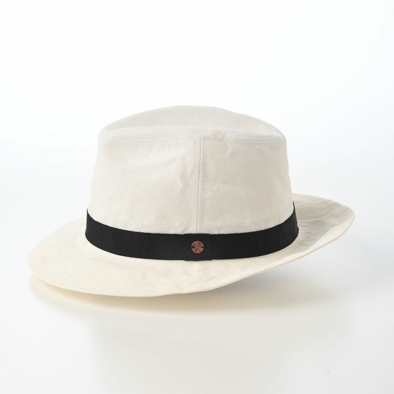 モーノのソフトハット Long brim carna ｍanish（ロングブリムカルーナマニッシュ） ホワイト