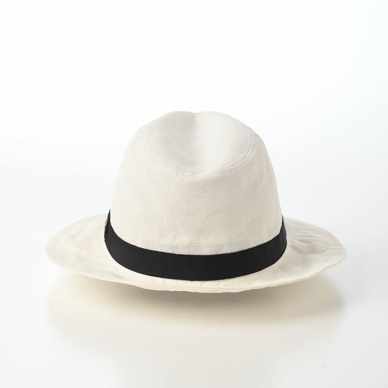 モーノのソフトハット Long brim carna ｍanish（ロングブリムカルーナマニッシュ） ホワイト
