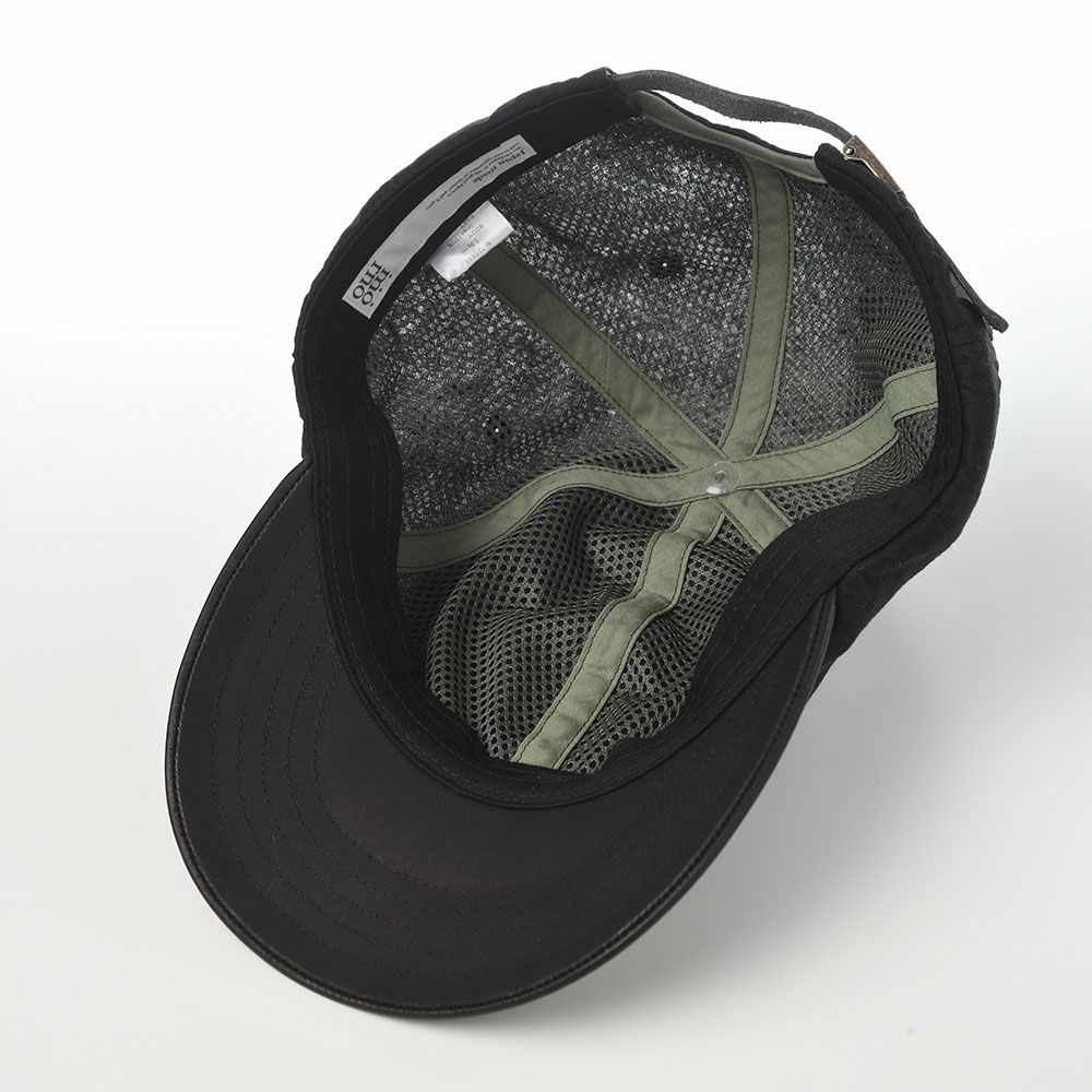 モーノ ベースボールキャップ Linen & Leather cap（リネン＆レザー