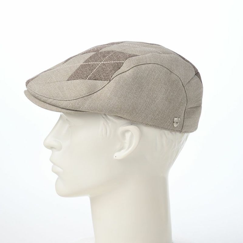 ダックスのハンチング Hunting SlabTweed Argyle （ハンチング スラブツイード アーガイル） D2001 ベージュ