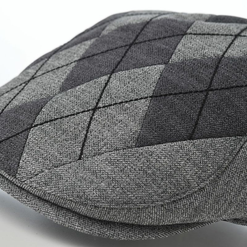 ダックスのハンチング Hunting SlabTweed Argyle （ハンチング スラブツイード アーガイル） D2001 グレー