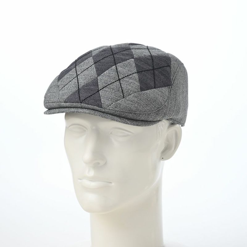 ダックスのハンチング Hunting SlabTweed Argyle （ハンチング スラブツイード アーガイル） D2001 グレー