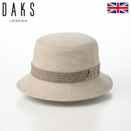 ダックスのソフトハット Safari SlabTweed Tartan（サファリ スラブツイード タータン） D2002 ベージュ