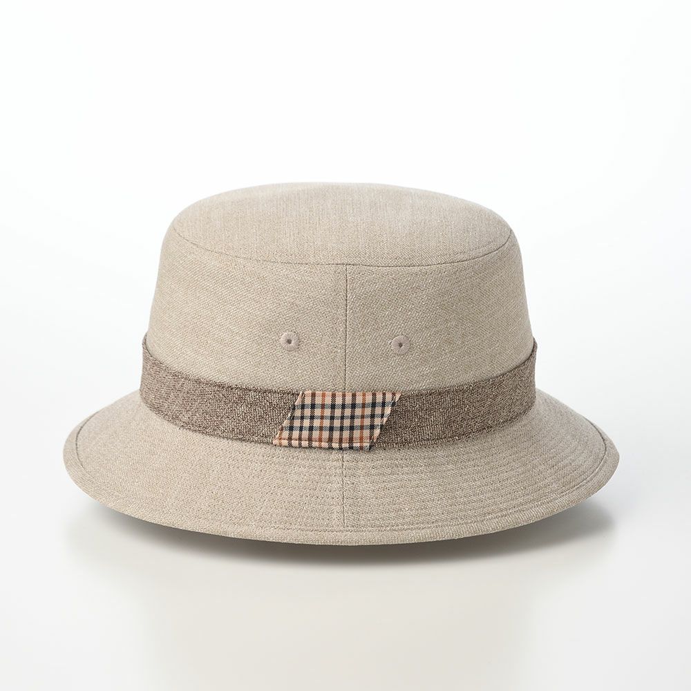 ダックスのソフトハット Safari SlabTweed Tartan（サファリ スラブツイード タータン） D2002 ベージュ