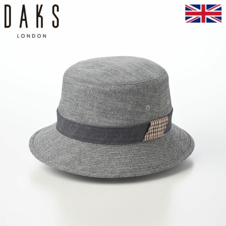 ダックスのソフトハット Safari SlabTweed Tartan（サファリ スラブツイード タータン） D2002 グレー