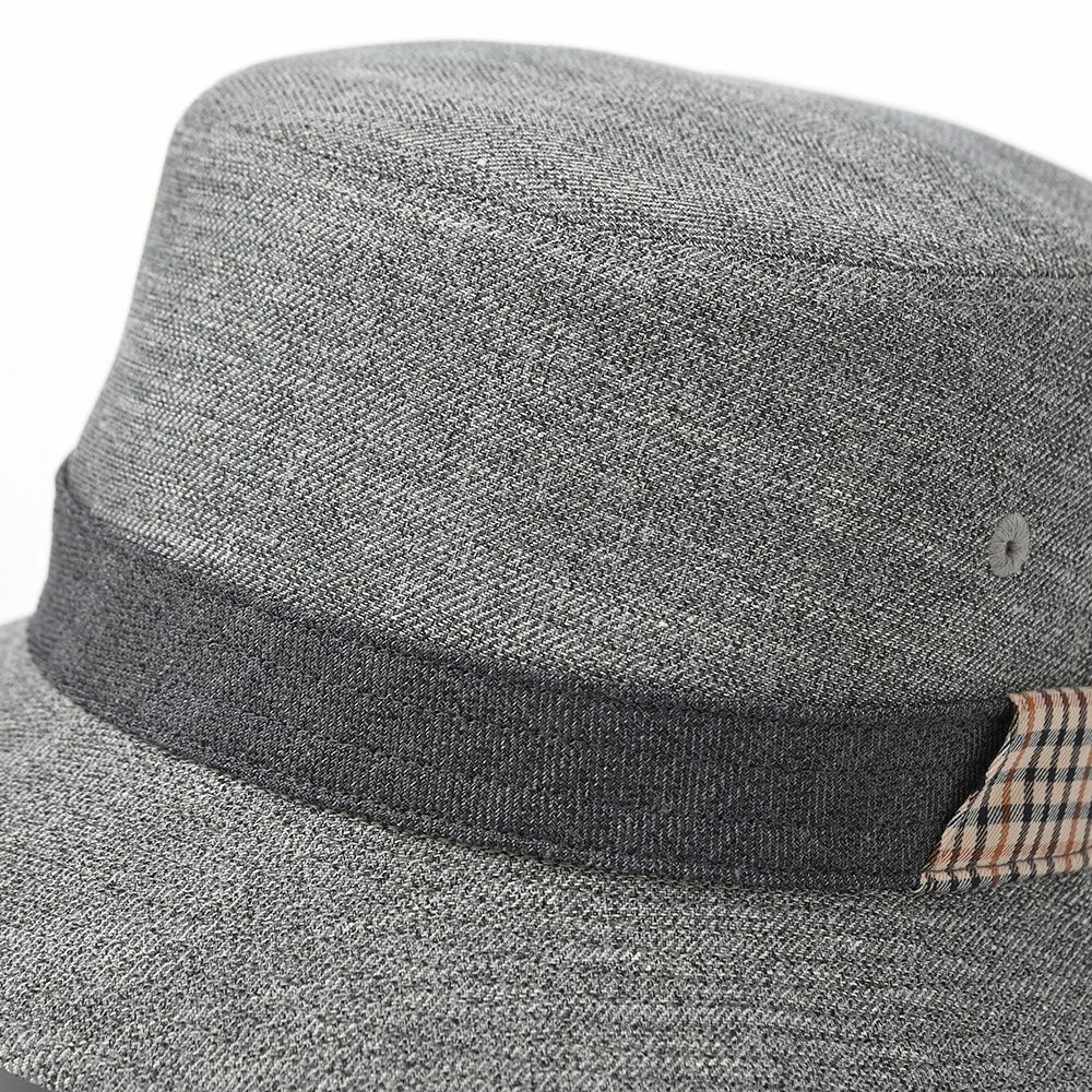 ダックスのソフトハット Safari SlabTweed Tartan（サファリ スラブツイード タータン） D2002 グレー