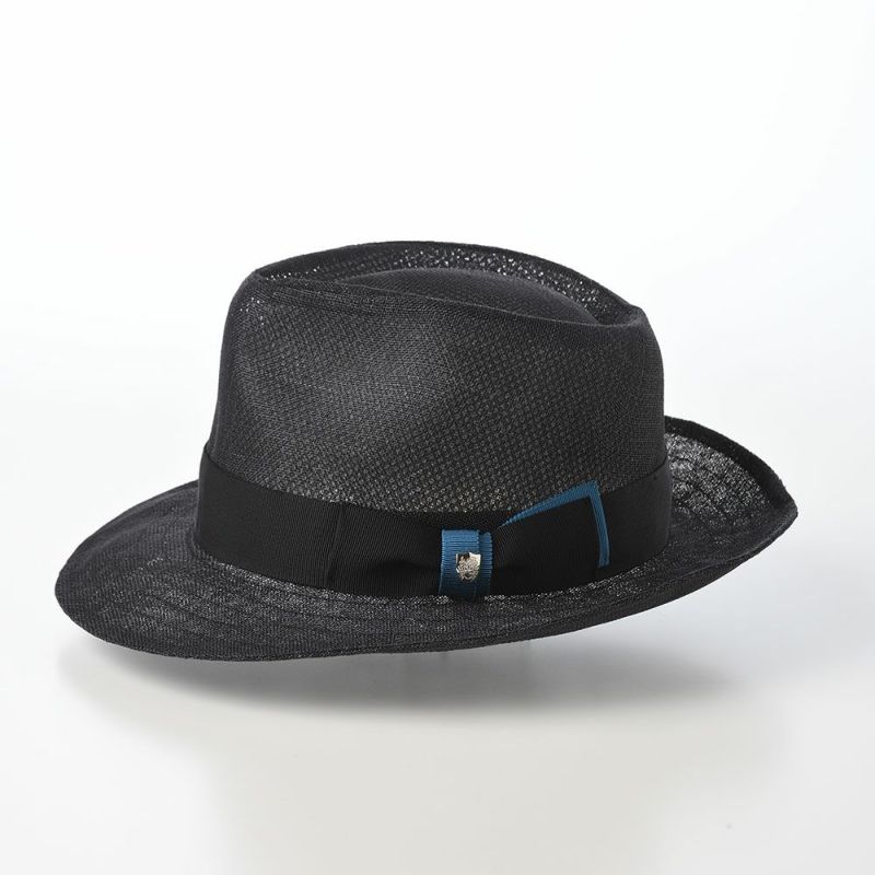 ダックスのソフトハット Hat Sinamay Bi-Color（ハット シナマイ バイカラー） D2004 ブラック