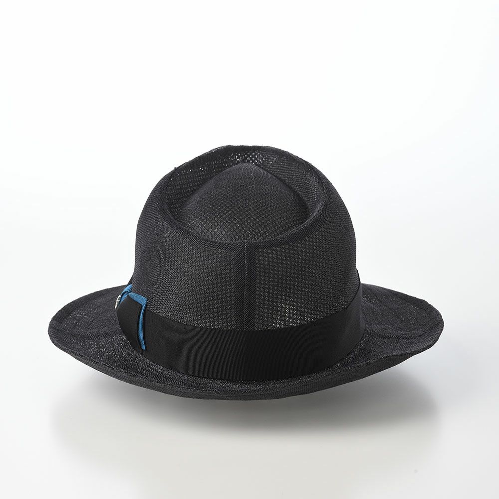 ダックスのソフトハット Hat Sinamay Bi-Color（ハット シナマイ バイカラー） D2004 ブラック