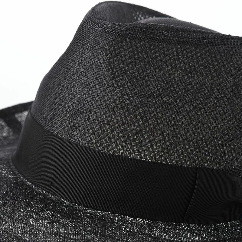 ダックスのソフトハット Hat Sinamay Bi-Color（ハット シナマイ バイカラー） D2004 ブラック