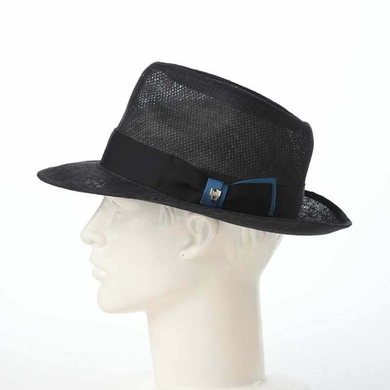 ダックスのソフトハット Hat Sinamay Bi-Color（ハット シナマイ バイカラー） D2004 ブラック