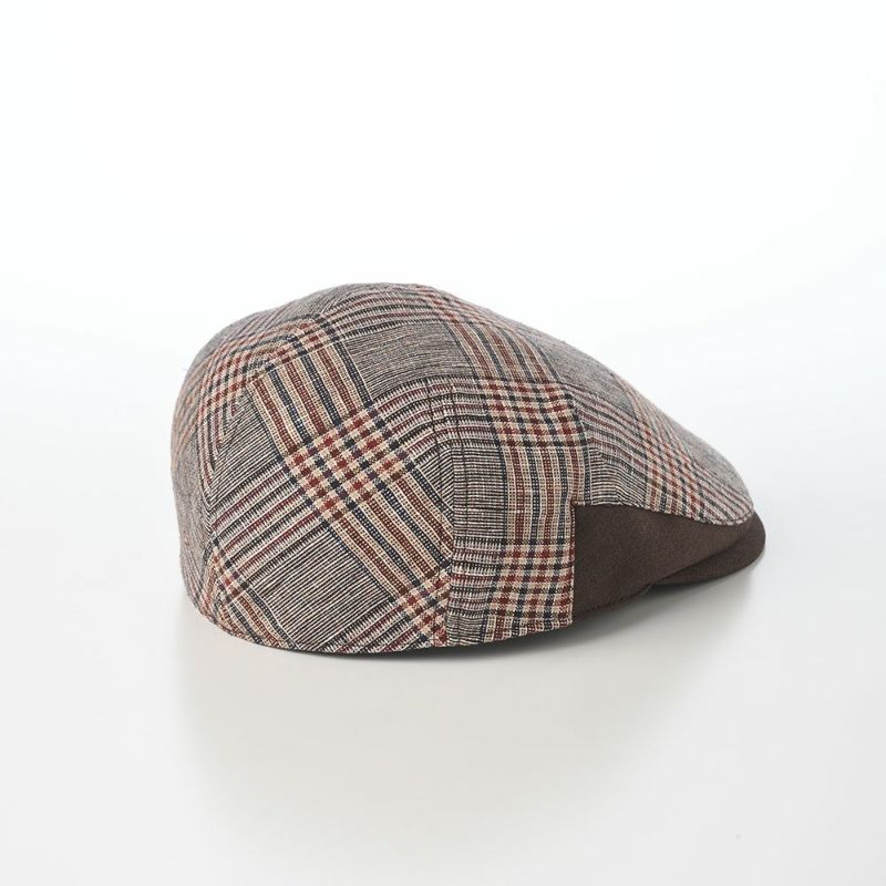 ダックスのハンチング Hunting Linen Glen Check（ハンチング リネン グレンチェック） D2005 ブラウン