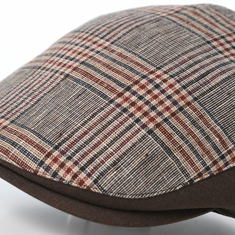 ダックスのハンチング Hunting Linen Glen Check（ハンチング リネン グレンチェック） D2005 ブラウン