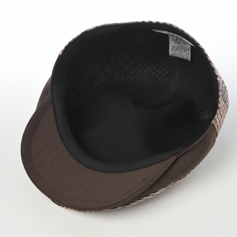 ダックスのハンチング Hunting Linen Glen Check（ハンチング リネン グレンチェック） D2005 ブラウン