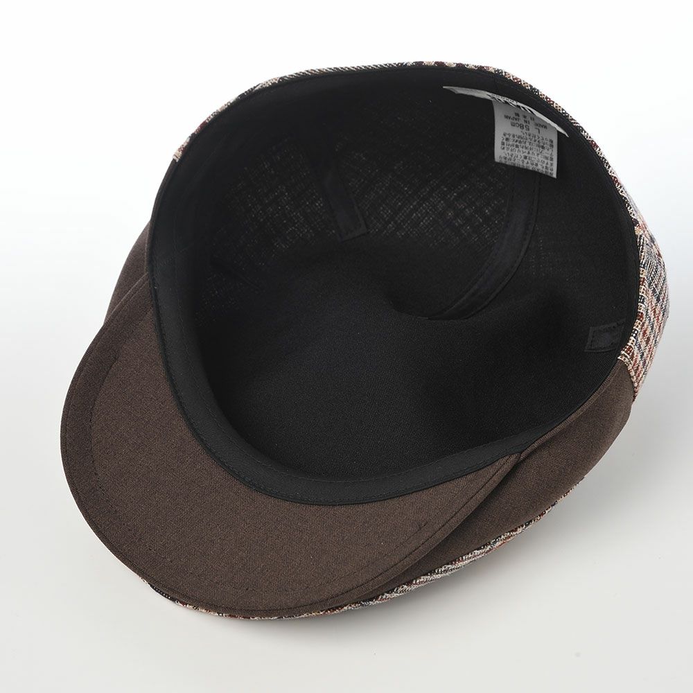 ダックスのハンチング Hunting Linen Glen Check（ハンチング リネン グレンチェック） D2005 ブラウン