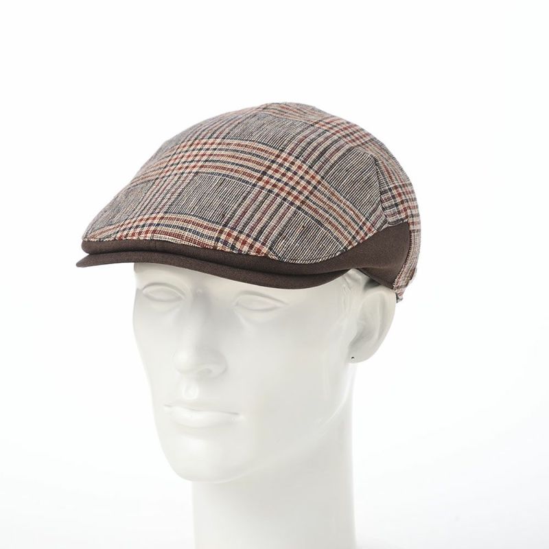 ダックスのハンチング Hunting Linen Glen Check（ハンチング リネン グレンチェック） D2005 ブラウン