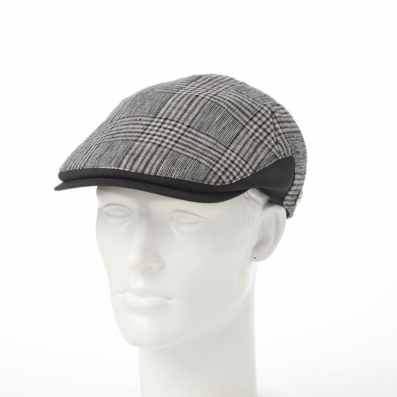 ダックスのハンチング Hunting Linen Glen Check（ハンチング リネン グレンチェック） D2005 グレー