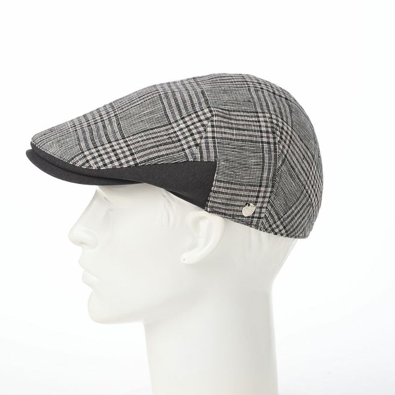 ダックスのハンチング Hunting Linen Glen Check（ハンチング リネン グレンチェック） D2005 グレー