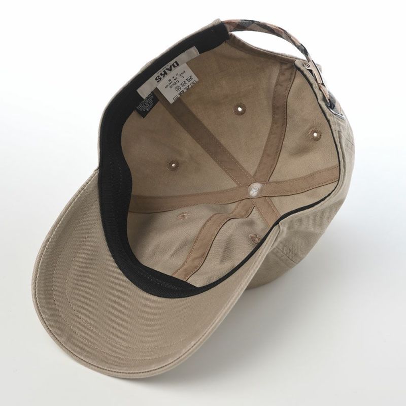 ダックスのキャップ Cap Gristone-W Twill（キャップ グリストーン ツイル） D2007 ベージュ
