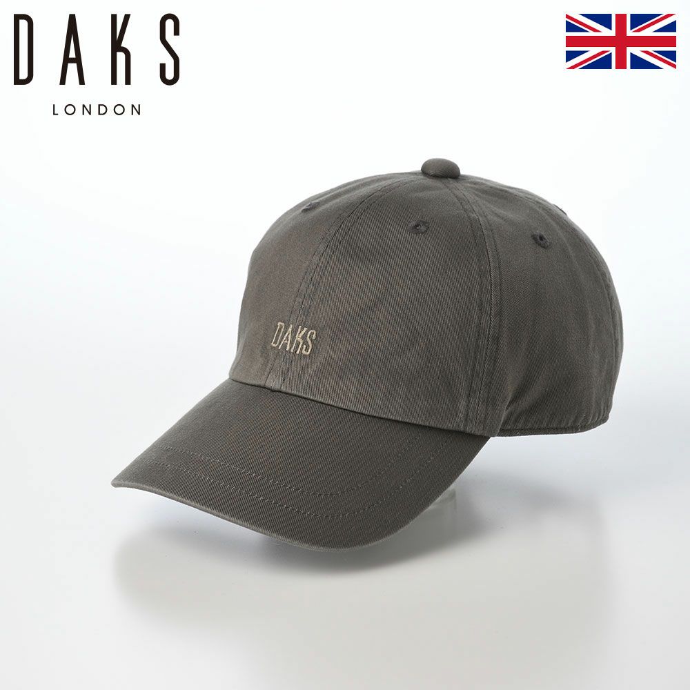 ダックスのキャップ Cap Gristone-W Twill（キャップ グリストーン ツイル） D2007 カーキ