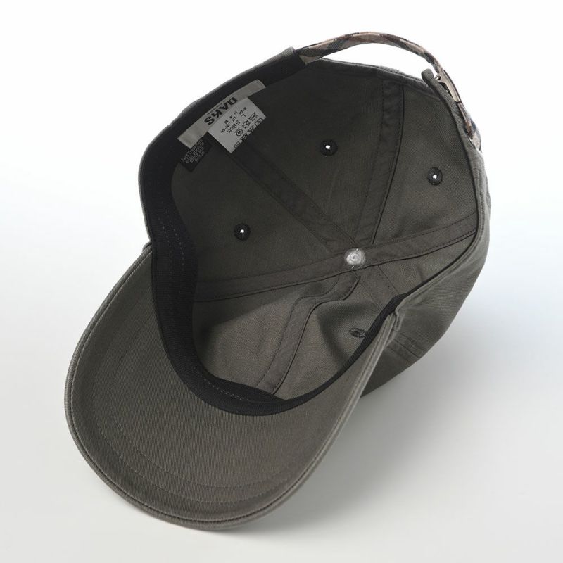 ダックスのキャップ Cap Gristone-W Twill（キャップ グリストーン ツイル） D2007 カーキ