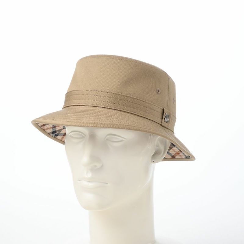 ダックスのソフトハット Safari Cotton Twill House Check（サファリ コットンツイル ハウスチェック） D2009 ベージュ