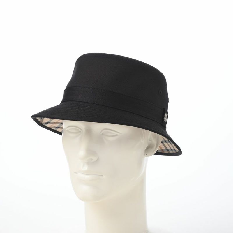 ダックスのソフトハット Safari Cotton Twill House Check（サファリ コットンツイル ハウスチェック） D2009 ブラック