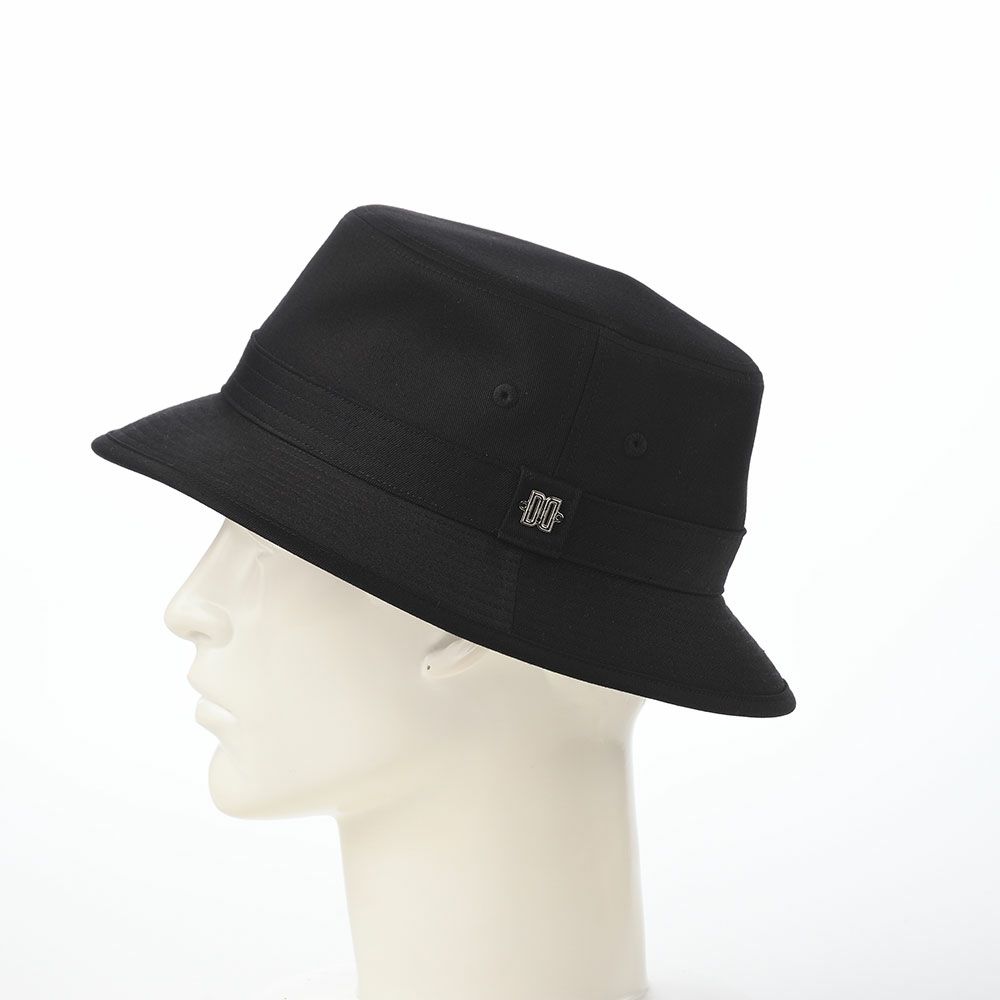 ダックスのソフトハット Safari Cotton Twill House Check（サファリ コットンツイル ハウスチェック） D2009 ブラック