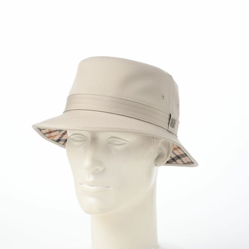 ダックスのソフトハット Safari Cotton Twill House Check（サファリ コットンツイル ハウスチェック） D2009 グレー