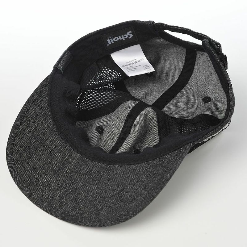 ショットのキャップ DENIM MESH CAP（デニム メッシュキャップ） SC117 ブラック