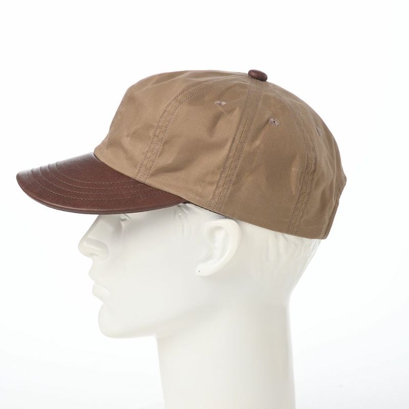 ショットのキャップ PARAFIN LEATHER 8P CAP（パラフィン レザー 8P キャップ） SC119 ベージュ