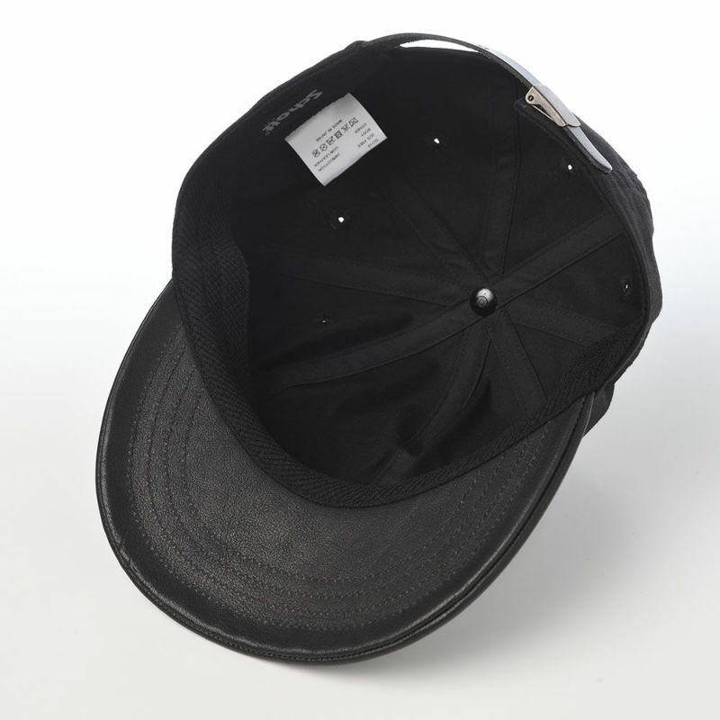 ショットのキャップ PARAFIN LEATHER 8P CAP（パラフィン レザー 8P キャップ） SC119 ブラック