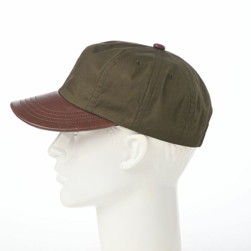 ショットのキャップ PARAFIN LEATHER 8P CAP（パラフィン レザー 8P キャップ） SC119 カーキ