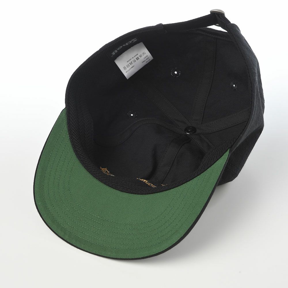 ショットのキャップ STITCH EMB 6P CAP（ステッチ エンブロイダリー 6P キャップ） SC122 ブラック