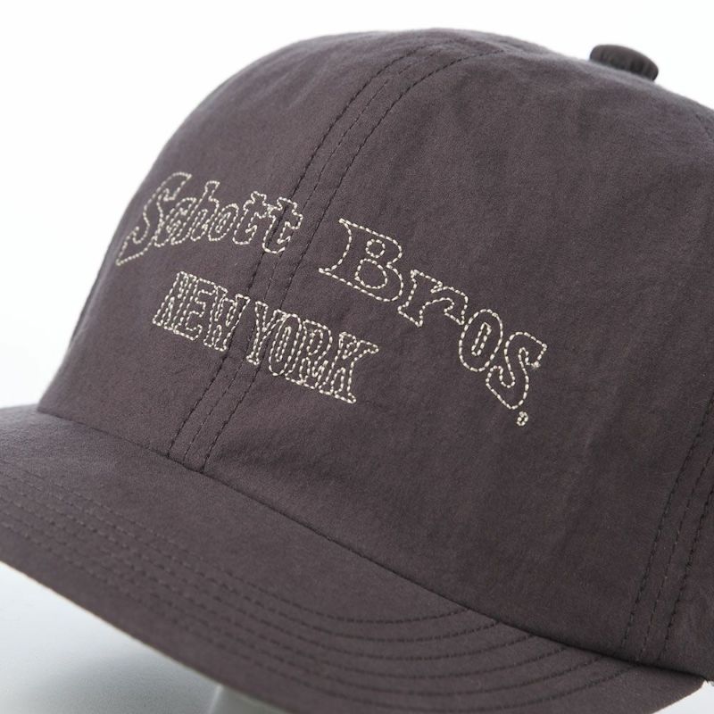 ショットのキャップ STITCH EMB 6P CAP（ステッチ エンブロイダリー 6P キャップ） SC122 チャコール